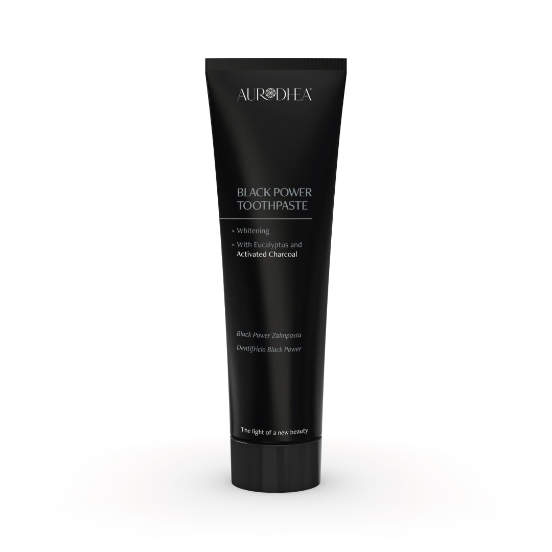 Black toothpaste with activated charcoal