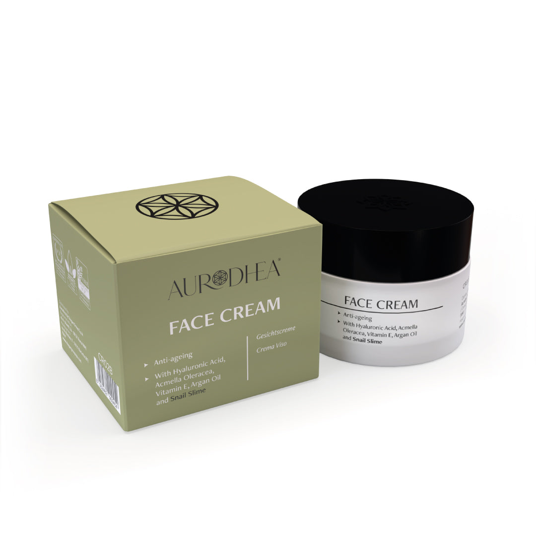 Crème visage anti-âge à la bave d'escargot