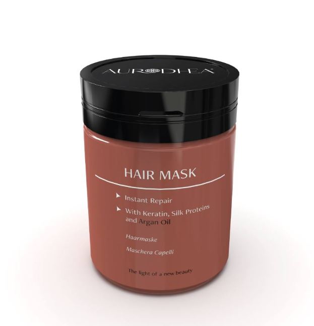 Detangling hair mask with argan
