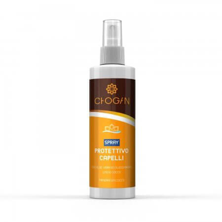 Hair sunscreen spray with coconut