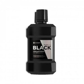 Black mouthwash with activated charcoal